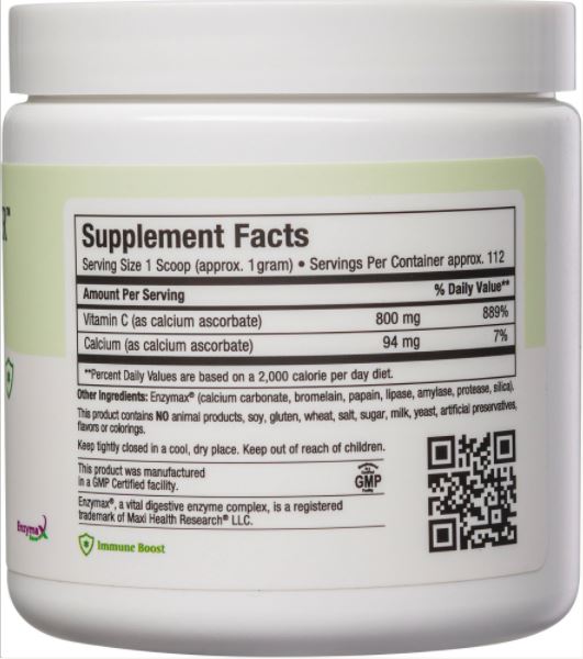 Maxi Health Buffered C Powder, 4 Oz.