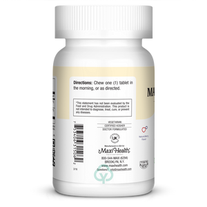 Maxi Health Chewable B12 5000 60 Chews Abundant Energy