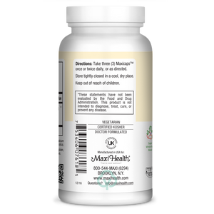 Maxi Health Green Concentrate 180 Caps Abundant Energy
