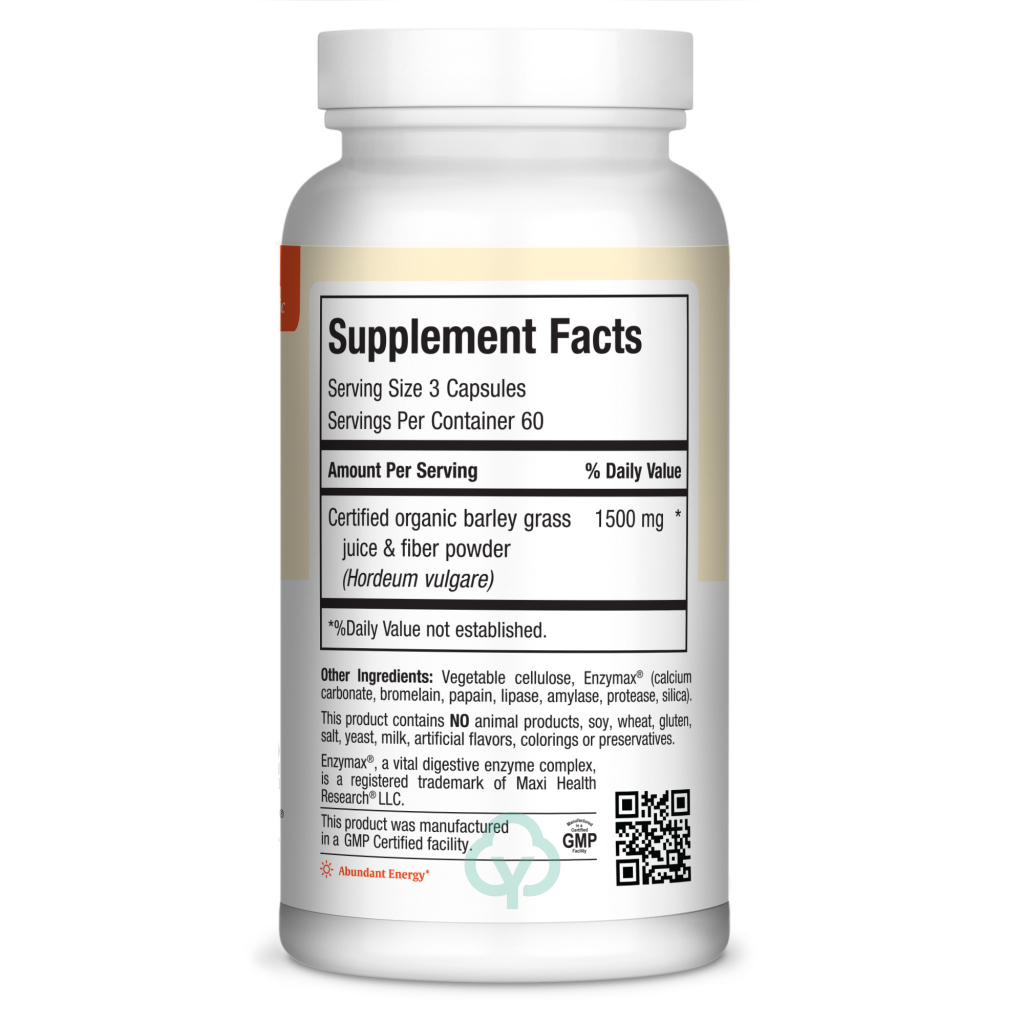 Maxi Health Green Concentrate 180 Caps Abundant Energy