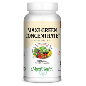 Maxi Health Green Concentrate 180 Caps Abundant Energy