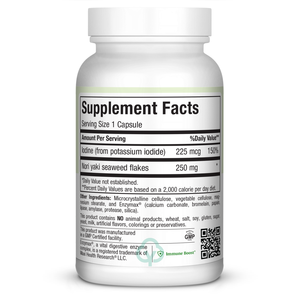 Maxi Health Seaweed Supreme 60 Caps Immune Support