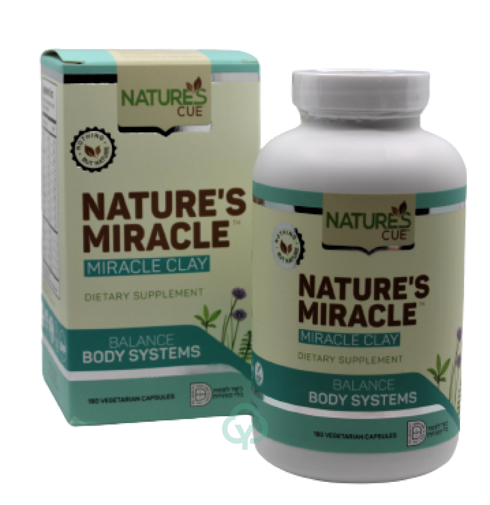 Natures Cure Miracle Clay 180 Veg. Caps Detox