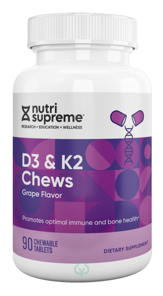 Nutri Supreme K2 D3 Chews 90 Healthy Arteries