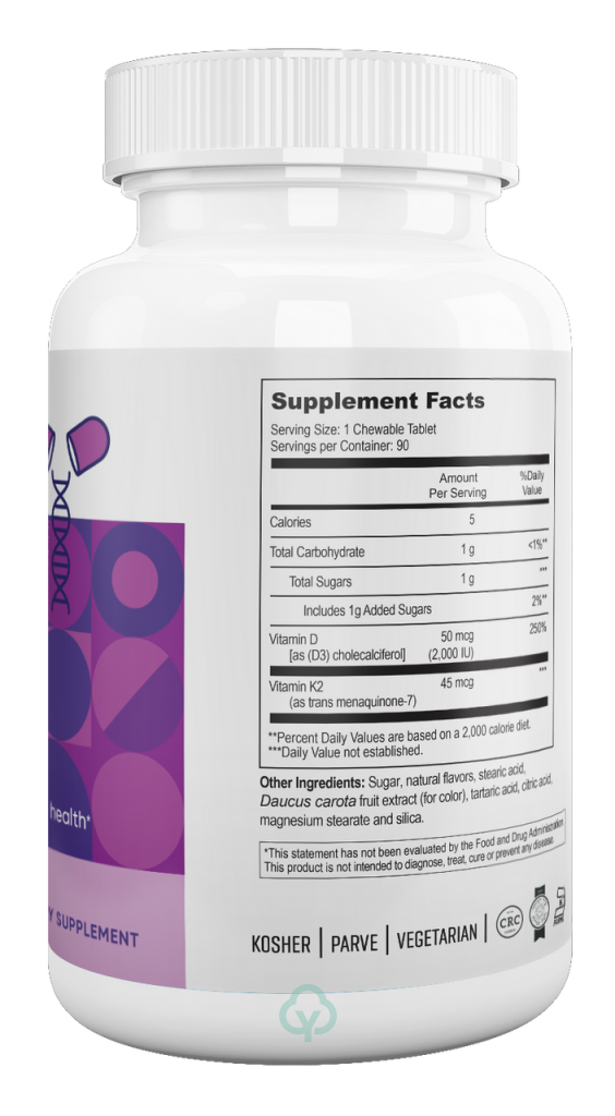 Nutri Supreme K2 D3 Chews 90 Healthy Arteries