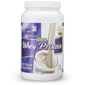 Nutri Supreme Whey Protein W/stevia & Erythritol Ice Crm Smoothie 2 Lb