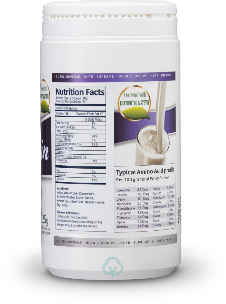Nutri Supreme Whey Protein W/stevia & Erythritol Ice Crm Smoothie