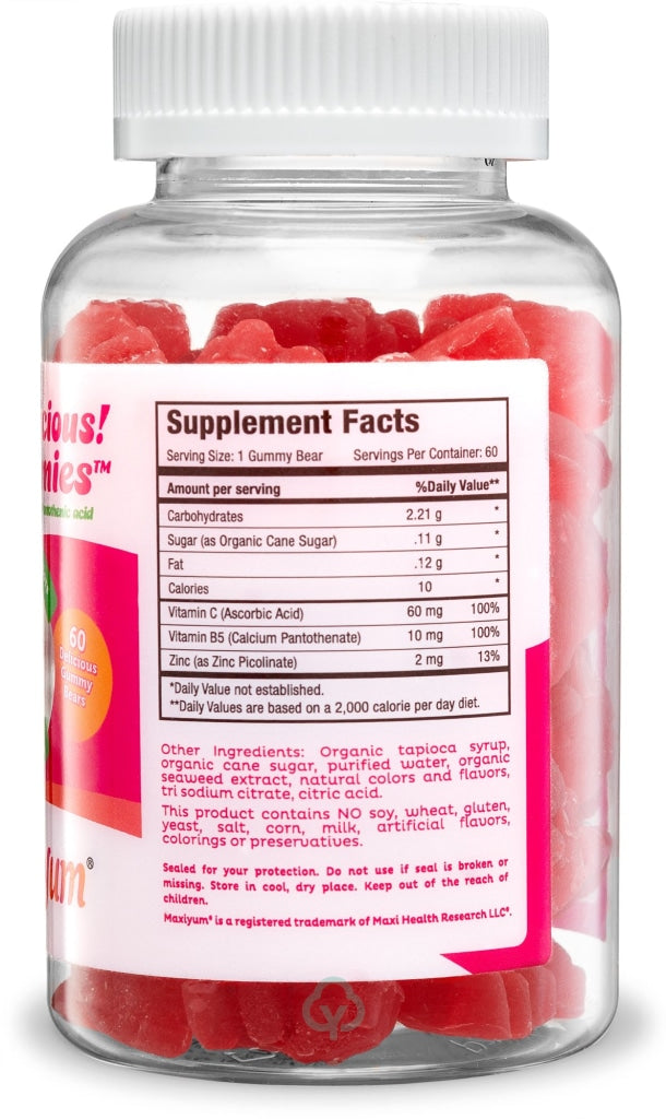 Maxi Health Calci Licious Gummies 60 Calcium