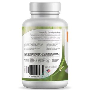 Zahler Pantothenic Acid +C (90) Capsules General Health