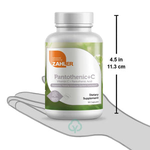 Zahler Pantothenic Acid +C (90) Capsules General Health